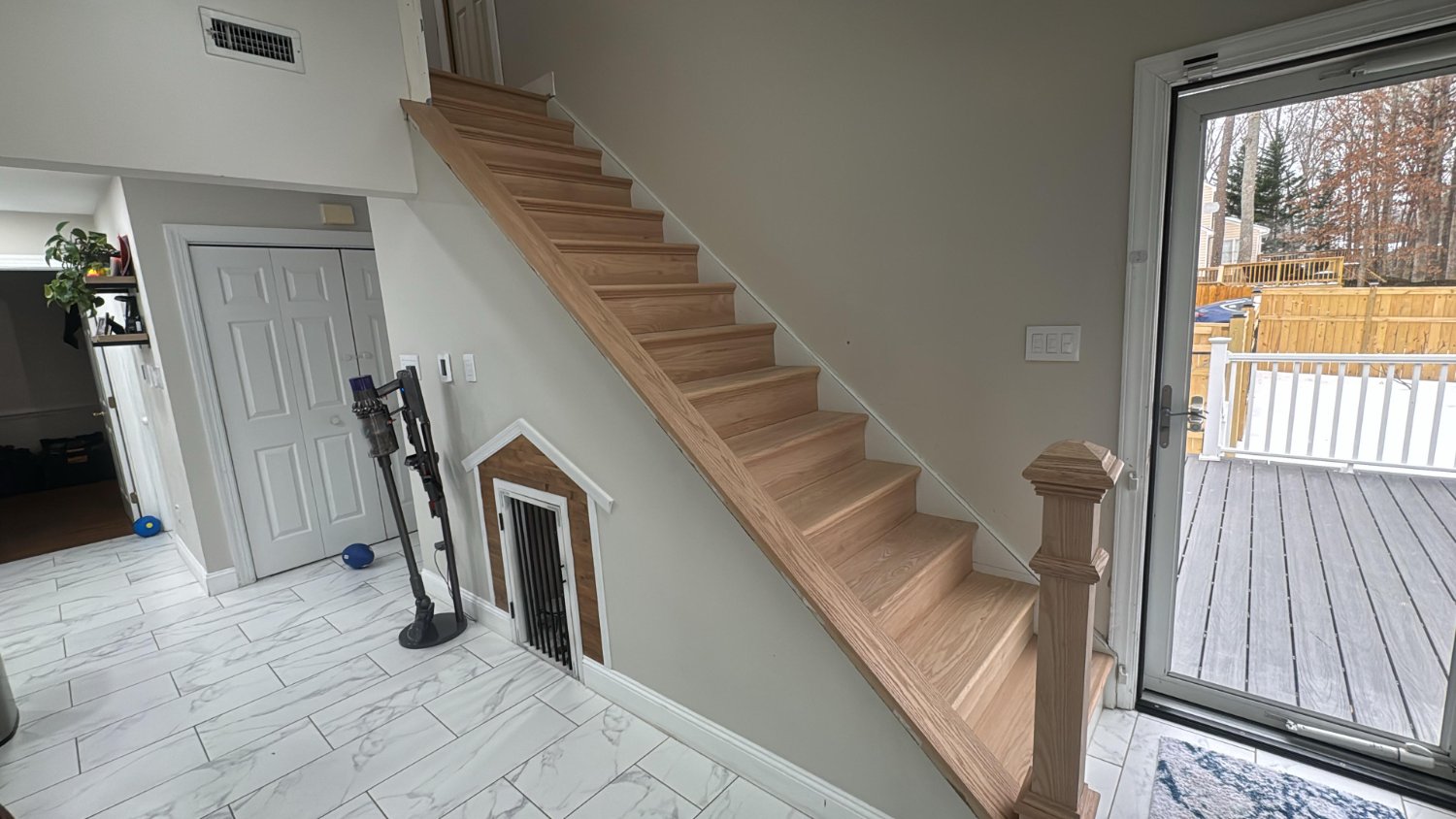 Staircase and entry remodel